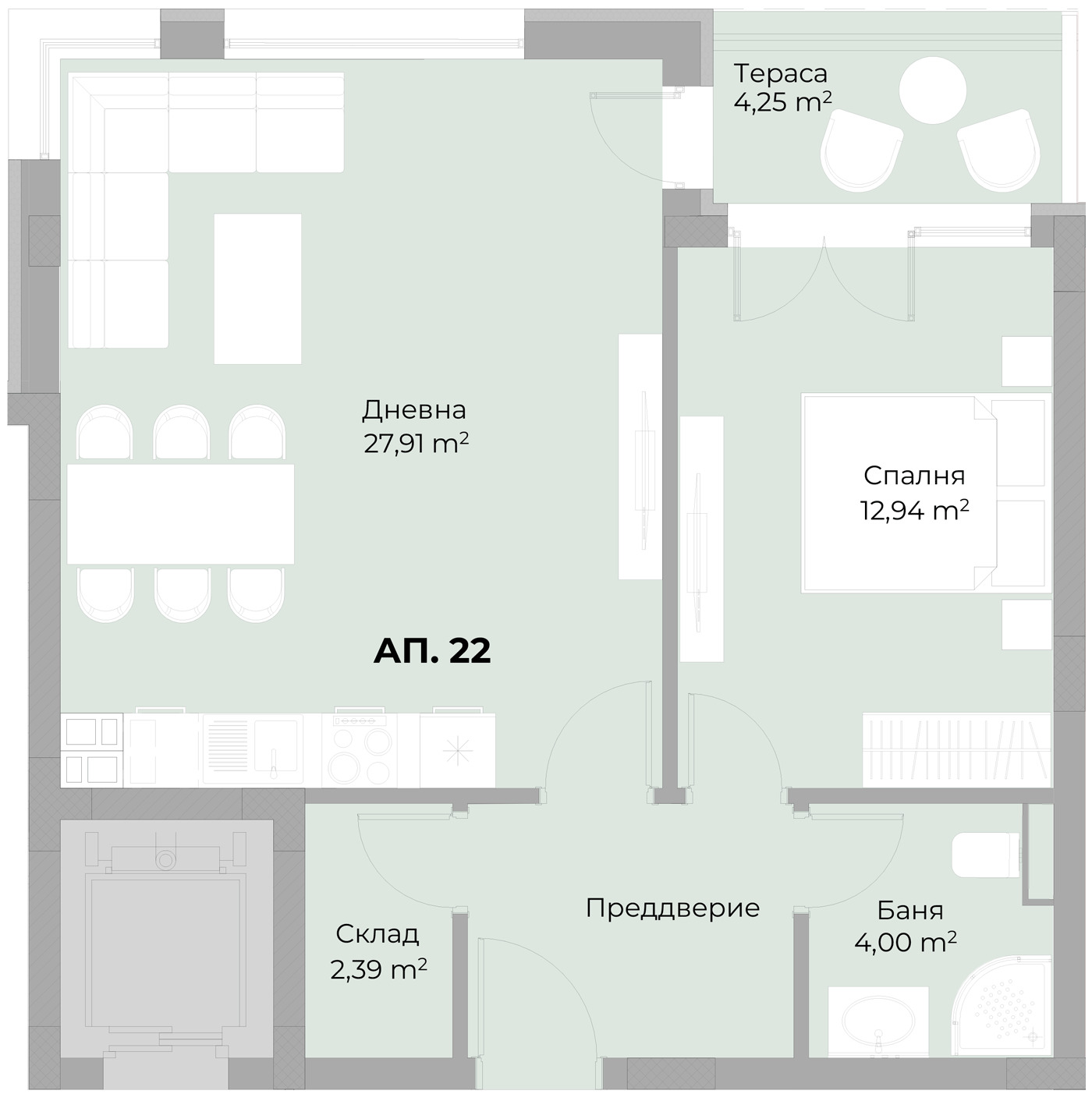Продава 2-СТАЕН, гр. Пловдив, Отдих и култура, снимка 2 - Апартаменти - 54336437