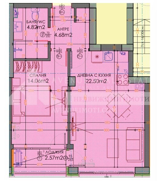 En venta  1 dormitorio Plovdiv , Trakiya , 71 metros cuadrados | 76780088 - imagen [2]