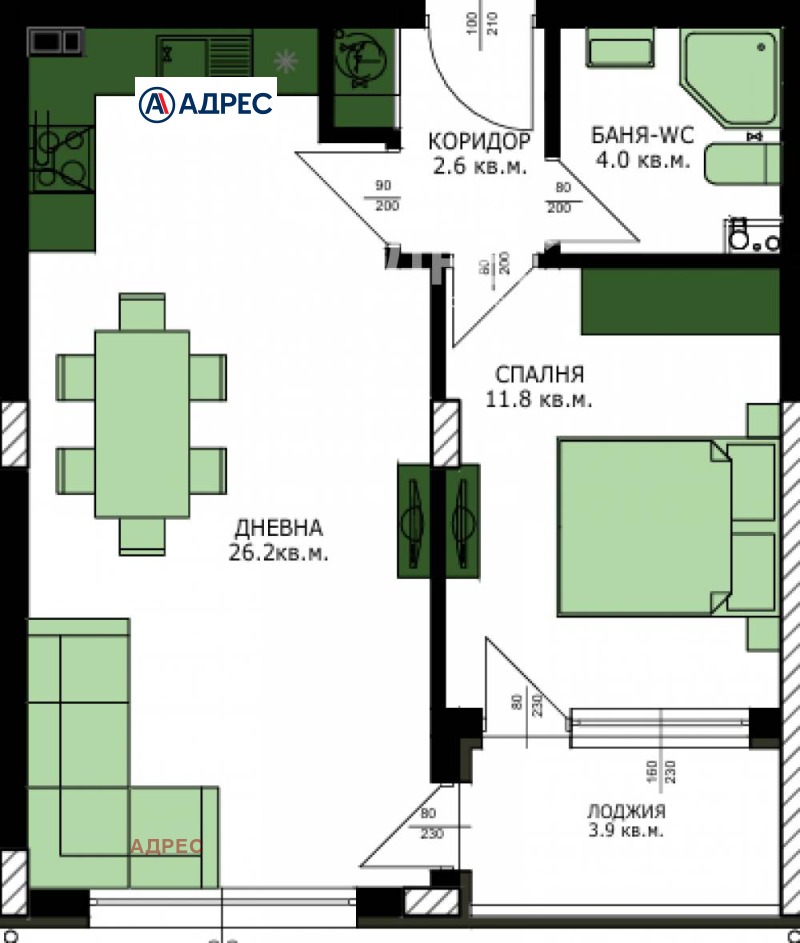 À vendre  1 chambre Varna , Kaisieva gradina , 64 m² | 45270074 - image [2]