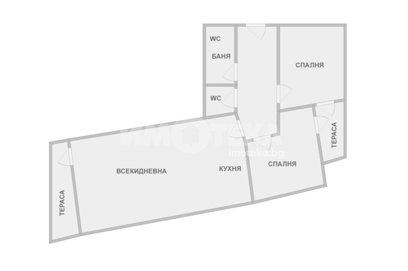 Продаја  2 спаваће собе Варна , Операта , 100 м2 | 27975115 - слика [2]