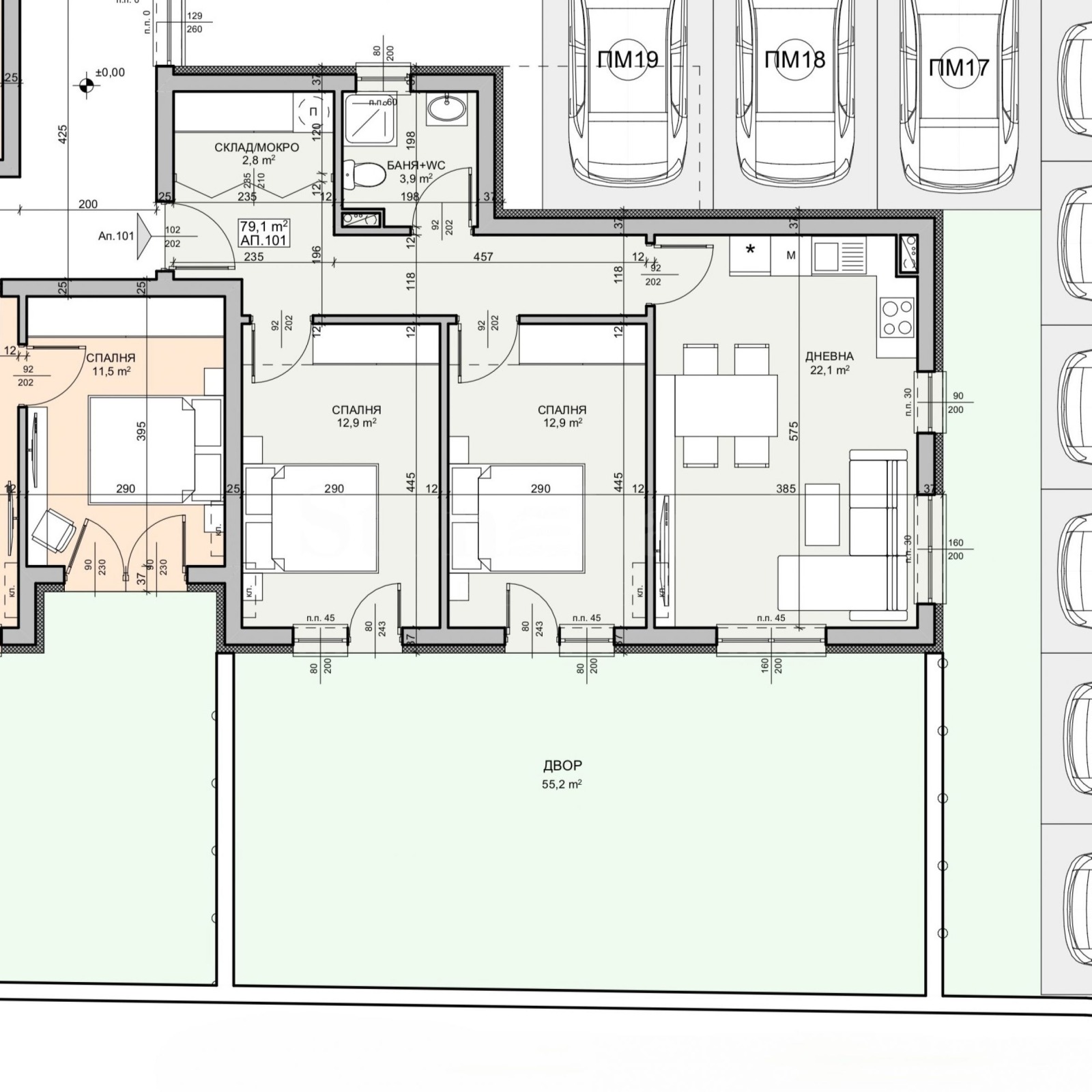 Продава 3-СТАЕН, с. Синеморец, област Бургас, снимка 2 - Апартаменти - 55067957