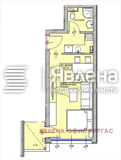 Продава 1-СТАЕН, гр. Поморие, област Бургас, снимка 1 - Aпартаменти - 49456794