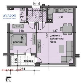 1 спальня Остромила, Пловдив 2