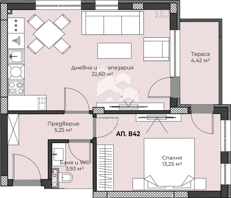 Продава  2-стаен град Пловдив , Христо Смирненски , 72 кв.м | 78686570 - изображение [5]