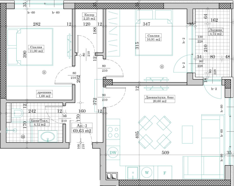 Продава 3-СТАЕН, гр. Варна, Кайсиева градина, снимка 2 - Апартаменти - 52242883