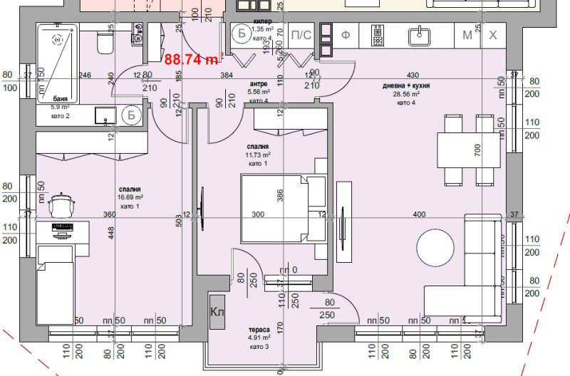 Продава 3-СТАЕН, гр. Стара Загора, Железник - изток, снимка 2 - Апартаменти - 53463916