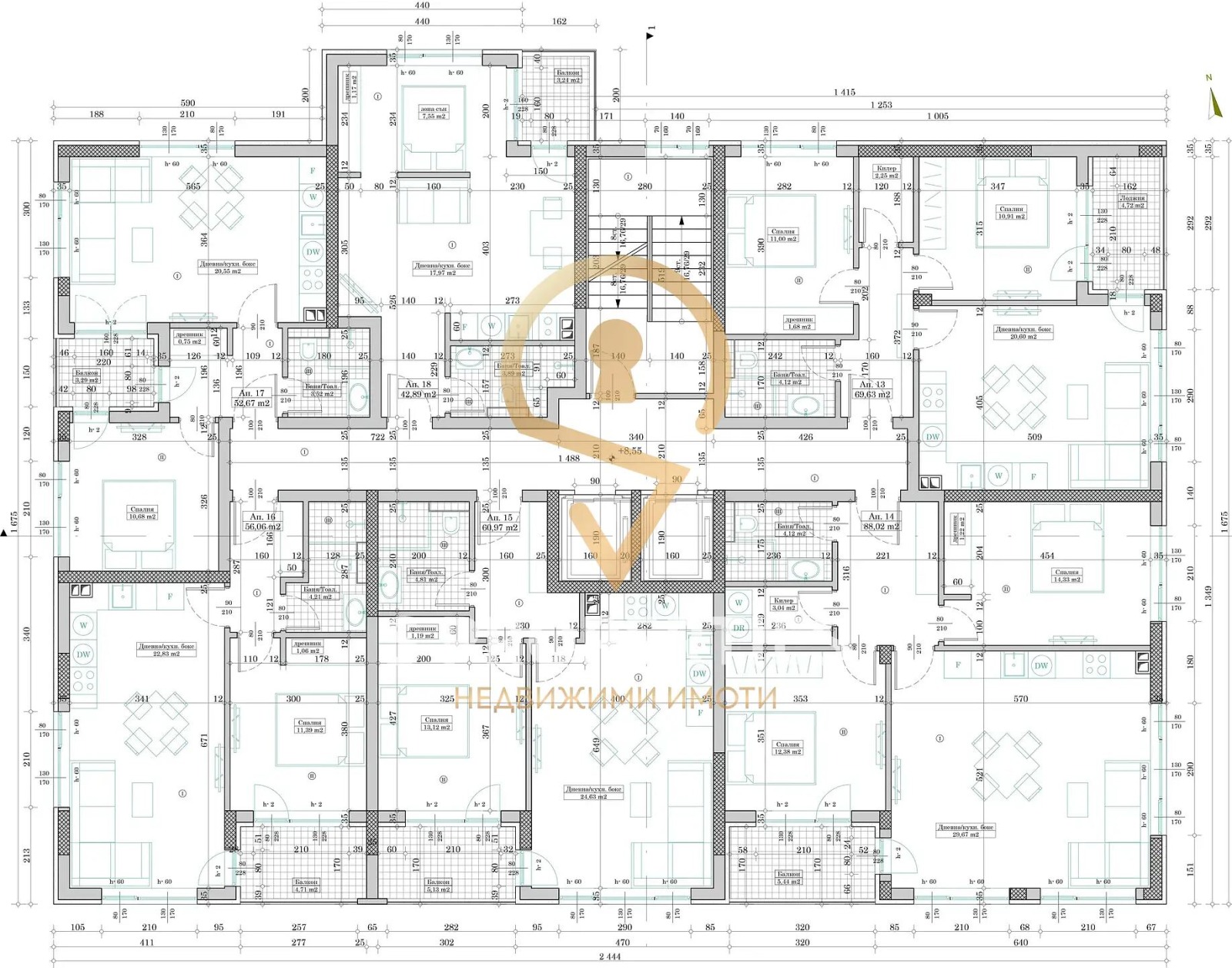 Продава 3-СТАЕН, гр. Варна, Кайсиева градина, снимка 2 - Апартаменти - 52242883