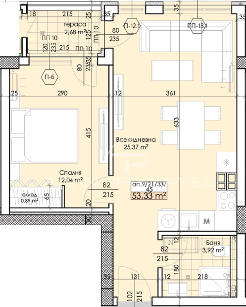 Продава 2-СТАЕН, гр. Пловдив, Тракия, снимка 1 - Aпартаменти - 49168182