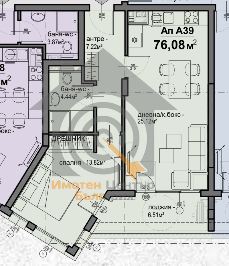 En venta  1 dormitorio Sofia , Lyulin 5 , 76 metros cuadrados | 90734774 - imagen [2]