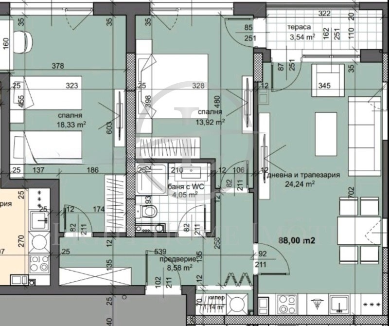 Продава 3-СТАЕН, гр. Пловдив, Тракия, снимка 15 - Апартаменти - 53014579
