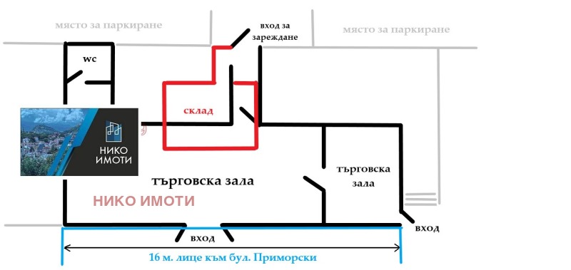 Продава МАГАЗИН, гр. Варна, Гръцка махала, снимка 3 - Магазини - 48794438