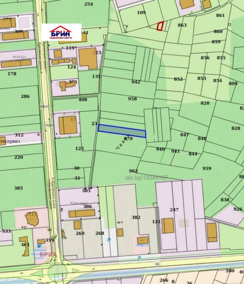 En venta  Trama Plovdiv , Kuklensko shose , 2500 metros cuadrados | 48827713