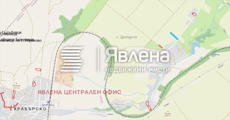 Продава ПАРЦЕЛ, с. Храбърско, област София област, снимка 3 - Парцели - 56088082