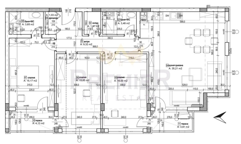 En venta  3 dormitorios Sofia , Darvenitsa , 152 metros cuadrados | 90168502 - imagen [2]