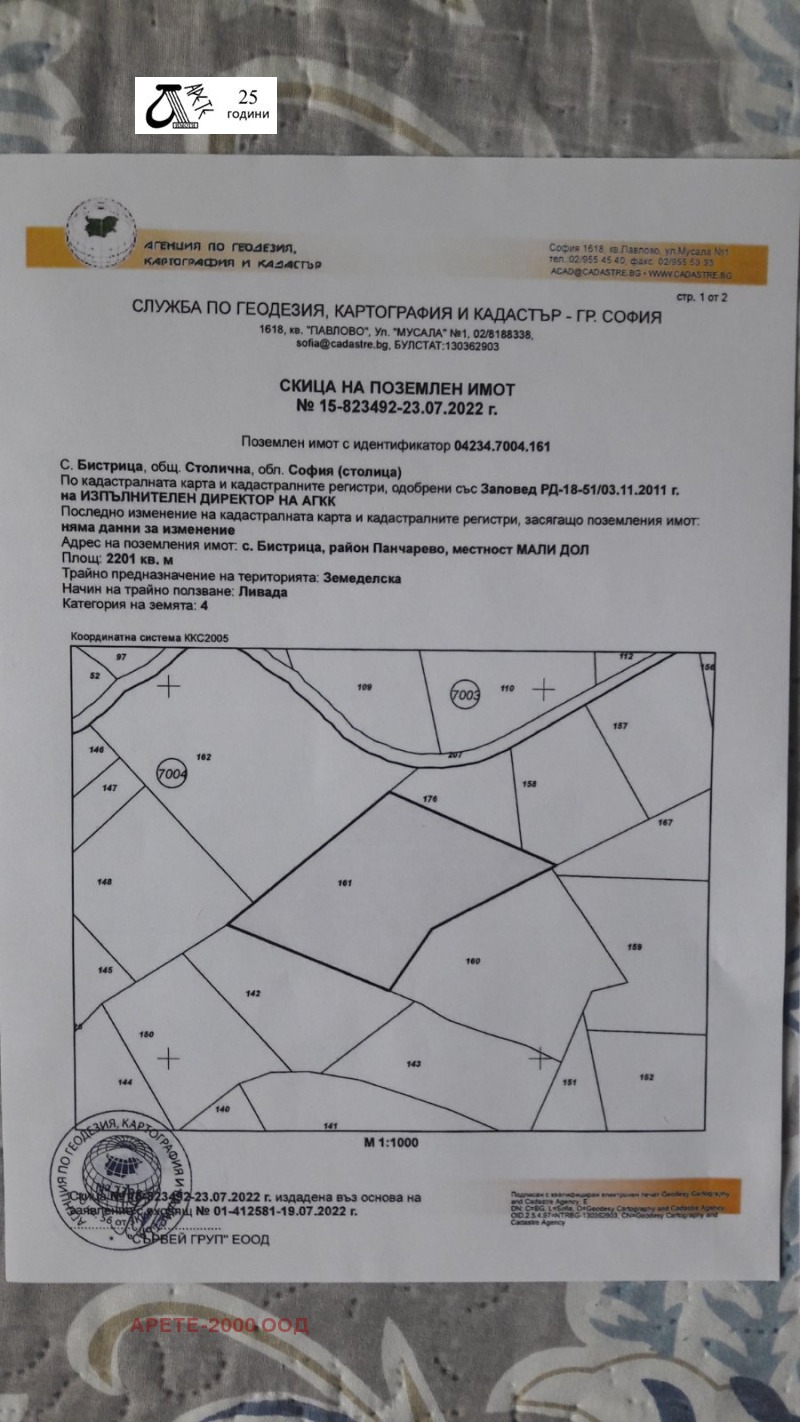 Na sprzedaż  Działka Sofia , Bistrica , 3424 mkw | 48854435 - obraz [4]