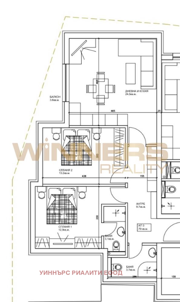 Продава 3-СТАЕН, гр. София, Бояна, снимка 9 - Апартаменти - 54107984