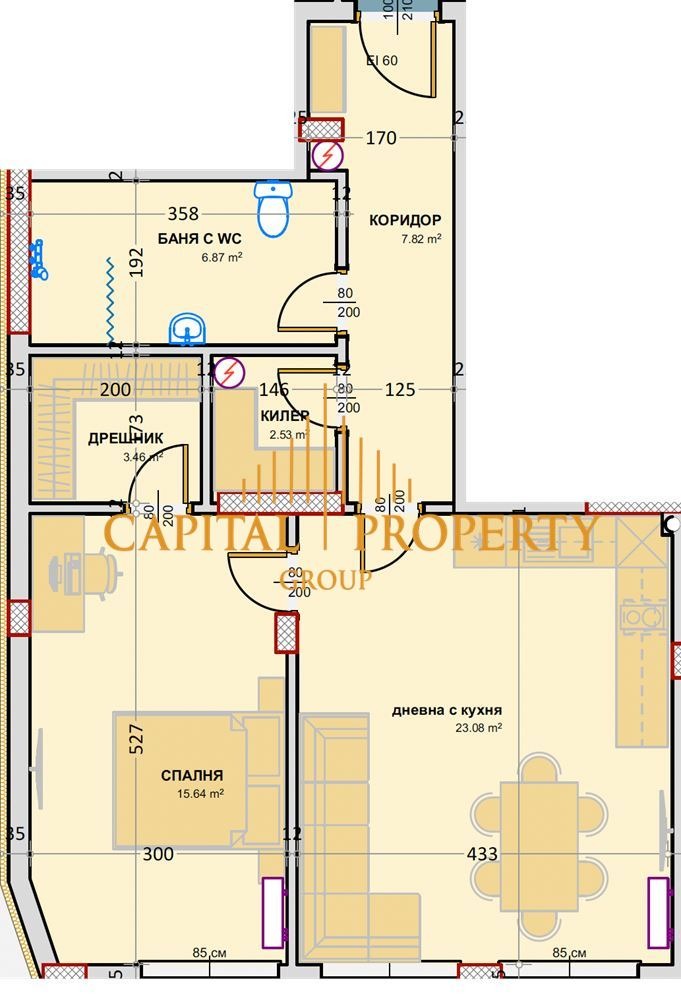 Продава 2-СТАЕН, гр. Варна, м-т Пчелина, снимка 10 - Апартаменти - 52747140