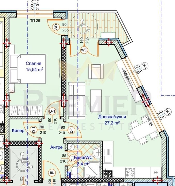 Продава 2-СТАЕН, гр. Варна, Погреби, снимка 2 - Апартаменти - 53199294
