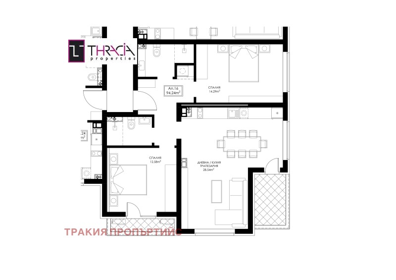 Продава 3-СТАЕН, град София, Горубляне • 210270 € / 411252.37 лв. • 52019240 1