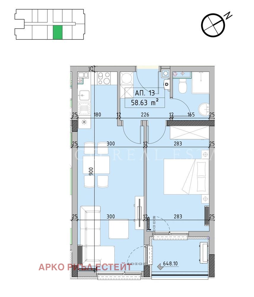 Продава 2-СТАЕН, гр. София, Малинова долина, снимка 2 - Апартаменти - 56182604