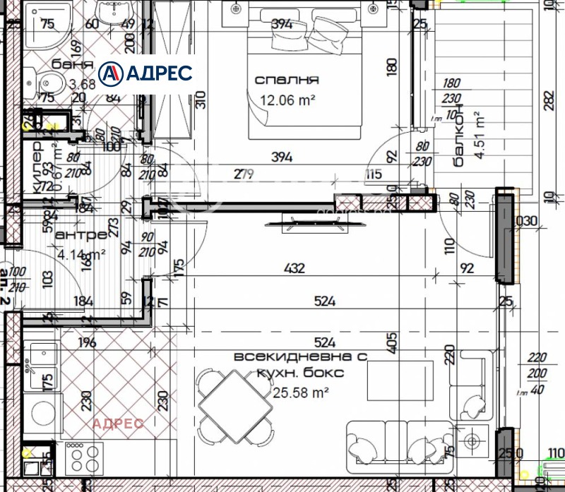 In vendita  1 camera da letto Varna , Mladost 1 , 72 mq | 40792132