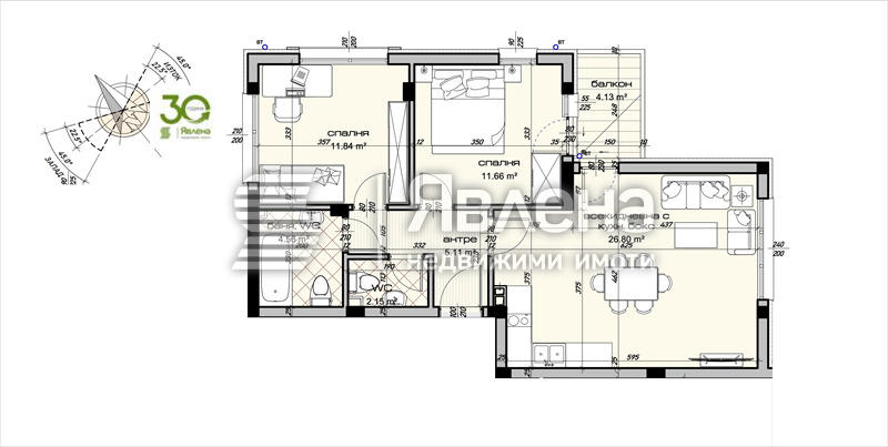 Продава 3-СТАЕН, гр. Варна, Виница, снимка 2 - Aпартаменти - 48986990