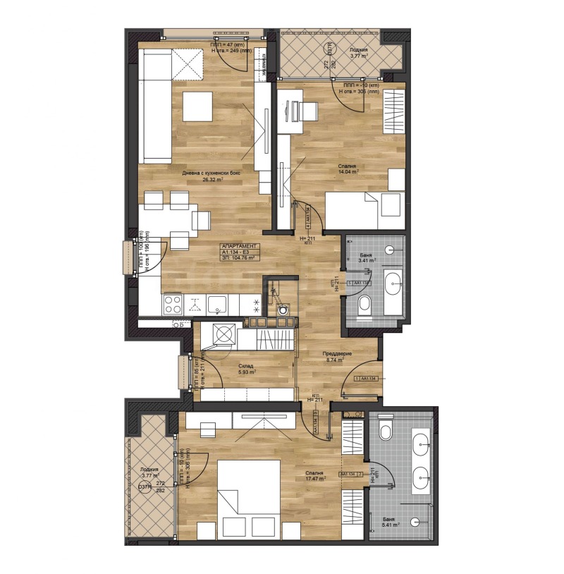 Продава 3-СТАЕН, гр. София, Бояна, снимка 2 - Апартаменти - 52215080