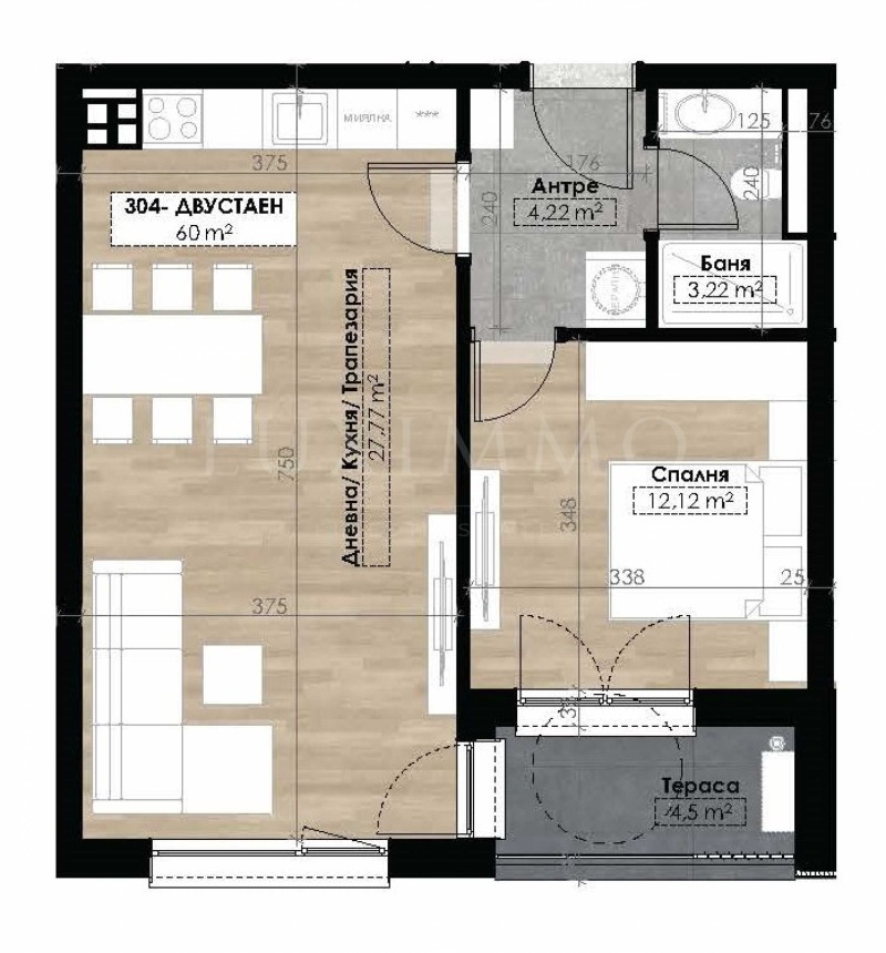Продава 2-СТАЕН, гр. София, Витоша, снимка 3 - Апартаменти - 53087957