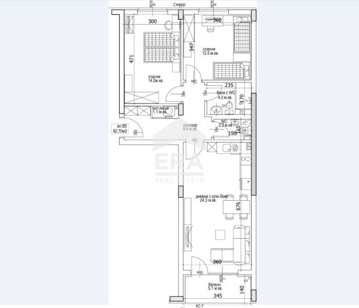 Продава 3-СТАЕН, гр. Варна, Кайсиева градина, снимка 5 - Апартаменти - 51770453