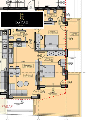 2 camere da letto Hadgi Dimitar, Sofia 2