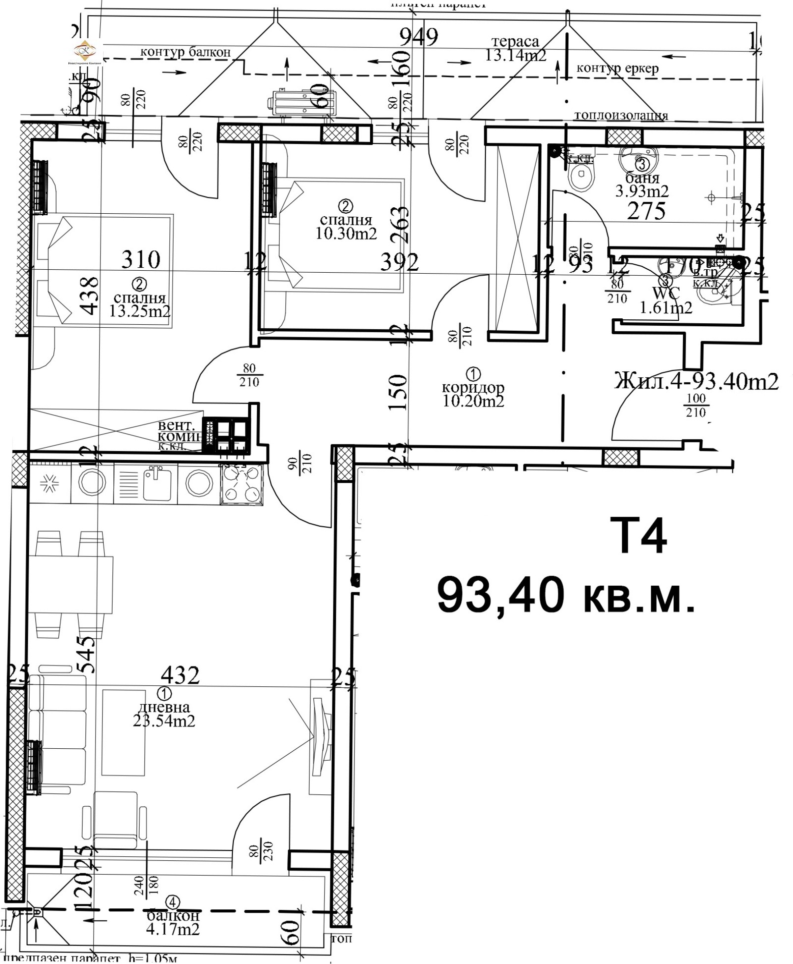 Продава 3-СТАЕН, гр. Варна, Център, снимка 2 - Апартаменти - 40676437