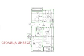 2-стаен град Русе, Център