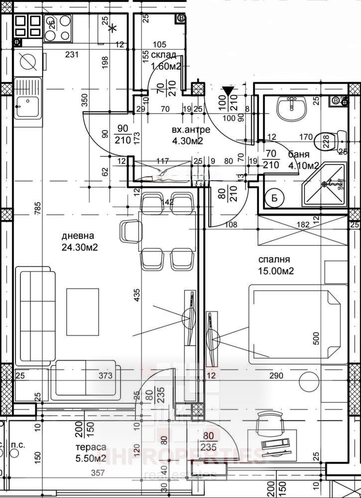Zu verkaufen  1 Schlafzimmer Plowdiw , Hristo Smirnenski , 72 qm | 12555366 - Bild [11]