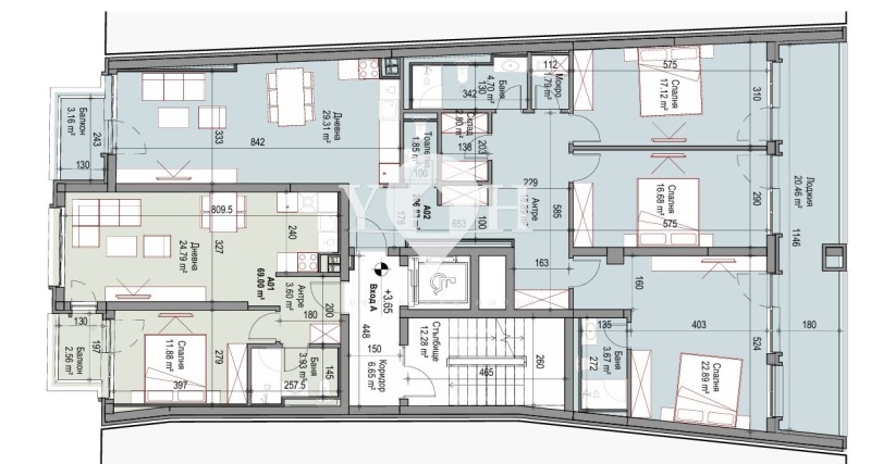 For Sale  3 bedroom Sofia , Suhata reka , 206 sq.m | 55003025