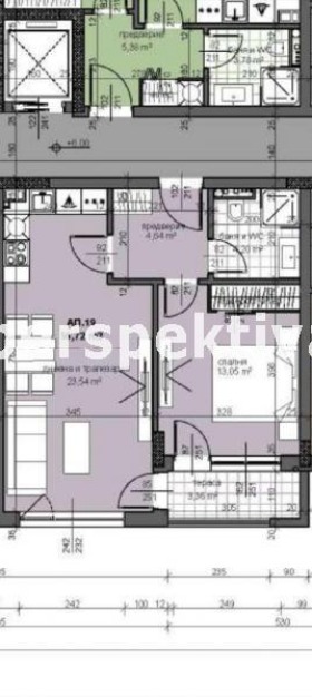En venta  1 dormitorio Plovdiv , Trakiya , 65 metros cuadrados | 46529622 - imagen [2]