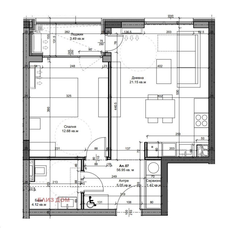 Продава 2-СТАЕН, гр. Варна, Галата, снимка 4 - Апартаменти - 52718325