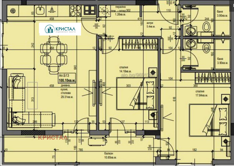 Продава  3-стаен град Пловдив , Христо Смирненски , 117 кв.м | 58929384