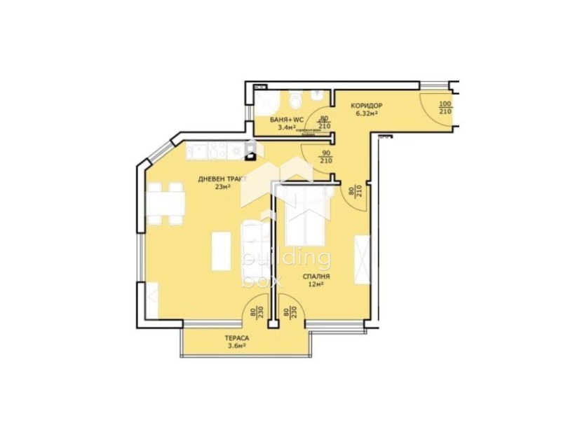 Na prodej  1 ložnice Varna , k.k. Čajka , 67 m2 | 74833595 - obraz [5]