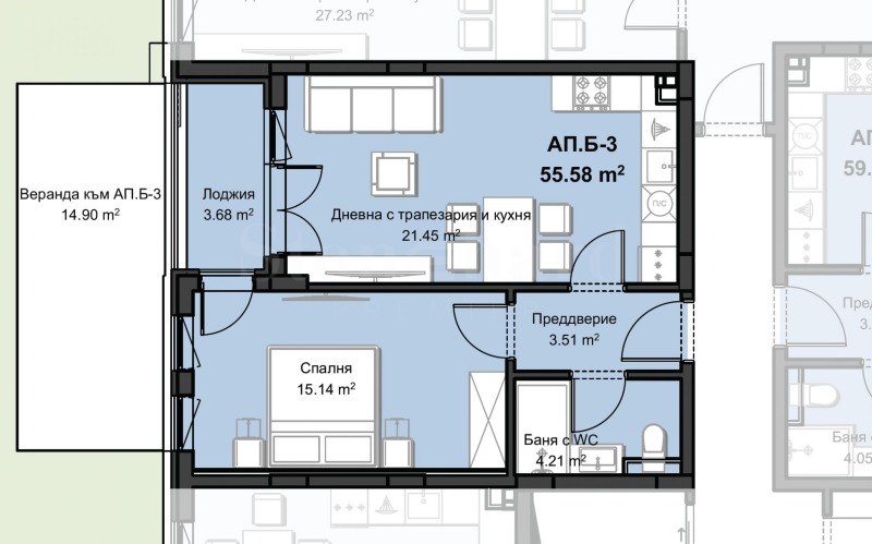 Продава 2-СТАЕН, гр. Пловдив, Христо Смирненски, снимка 6 - Апартаменти - 53107564