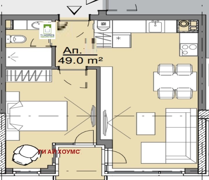Продава 2-СТАЕН, гр. София, Малинова долина, снимка 7 - Апартаменти - 53720490