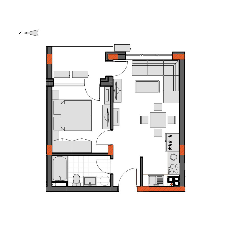 Продава 2-СТАЕН, гр. Стара Загора, Никола Петков, снимка 2 - Апартаменти - 53029107