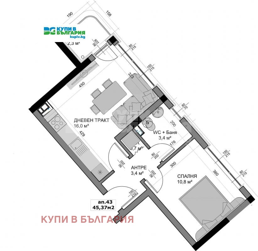 Продава 2-СТАЕН, гр. Варна, Владислав Варненчик 1, снимка 5 - Апартаменти - 54956408