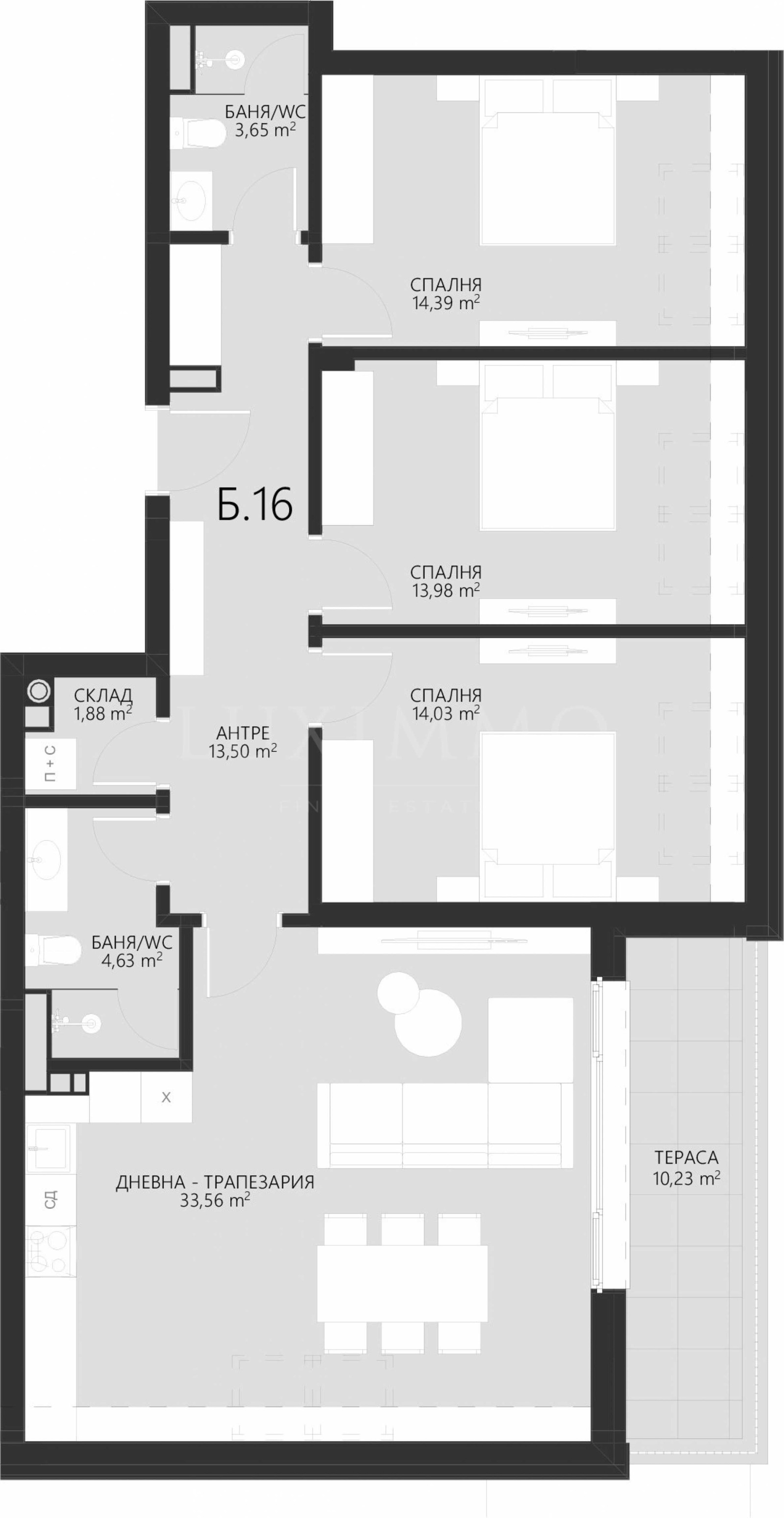 Продава 4-СТАЕН, гр. София, с. Лозен, снимка 2 - Апартаменти - 55190938