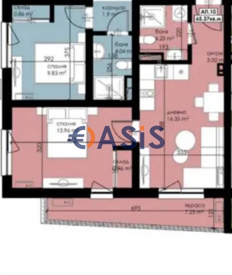 Продава 2-СТАЕН, гр. Созопол, област Бургас, снимка 2 - Апартаменти - 52559826