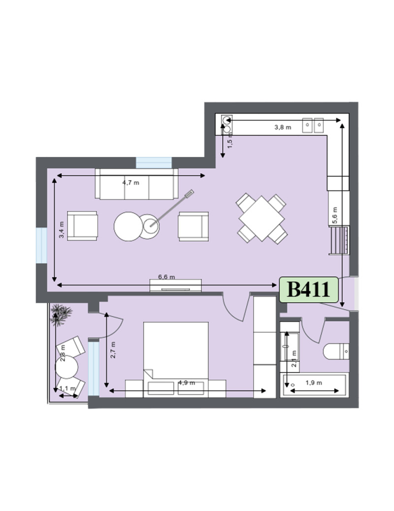 For Sale  1 bedroom region Blagoevgrad , Bansko , 80 sq.m | 85068538 - image [2]