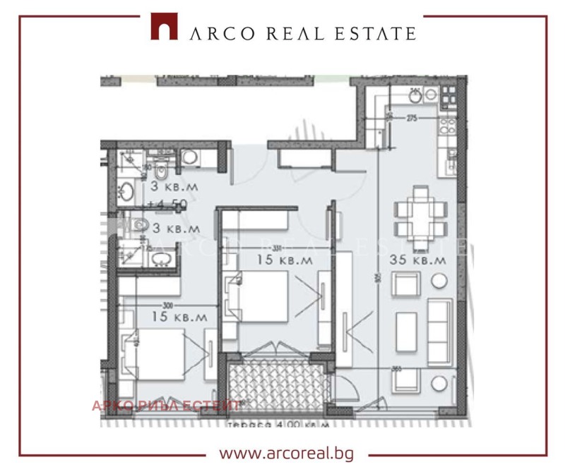 Продава  3-стаен град София , Кръстова вада , 115 кв.м | 39293818 - изображение [2]