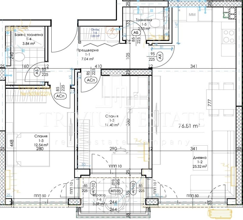 Продава 3-СТАЕН, гр. Пловдив, Беломорски, снимка 2 - Апартаменти - 52835156
