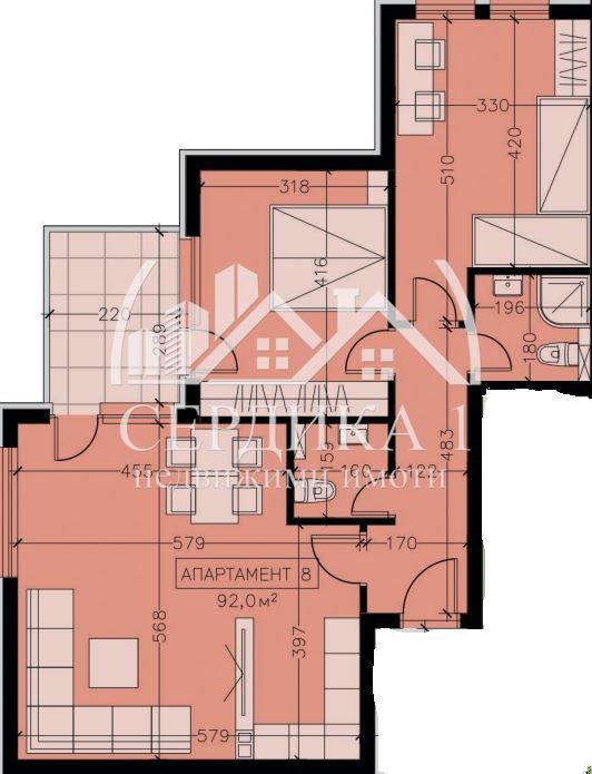 Продава 3-СТАЕН, гр. София, Манастирски ливади