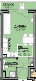 Продава 1-СТАЕН, град Бургас, Славейков • 62539 € / 122315.65 лв. • 25092559 1