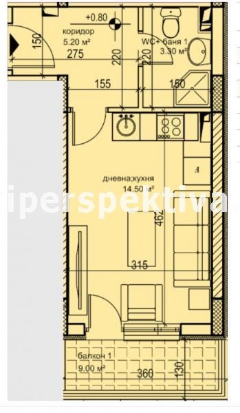 À vendre  Studio Plovdiv , Karchiyaka , 45 m² | 56480306 - image [10]